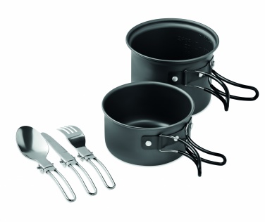 Logotrade promotional giveaways photo of: 2 camping pots with cutlery
